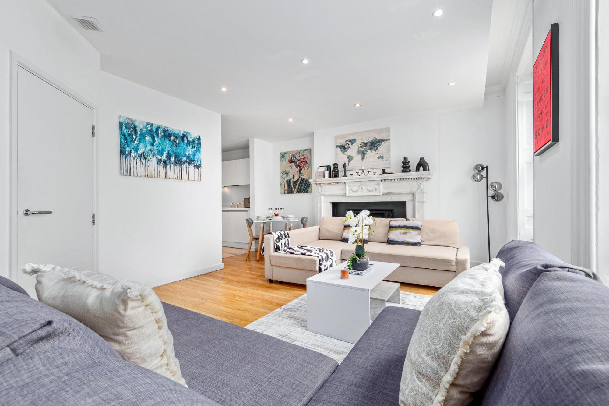 3-Bedroom Flat In London Sleeps 14 Hy1 Bagian luar foto
